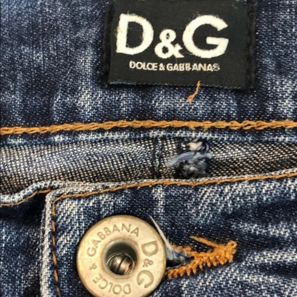 Dolce & Gabbana Ittierre Spa‎ Straight Leg Dark Wash Jeans Size 27 - Picture 6 of 9